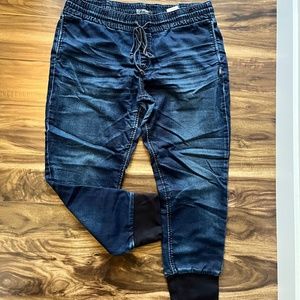 GUC Women's Silver Jeans Joga Sweatpant Jeans, 34x27